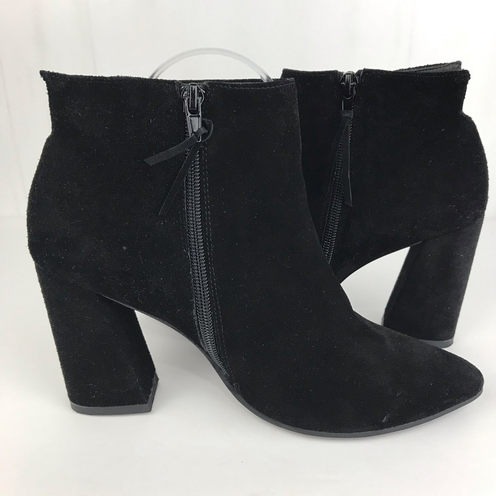 Stuart Weitzman Lofty Suede Booties Size 3 - image 5